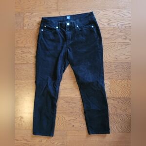 GAP Corduroy Pants True Skinny Size 28P Black